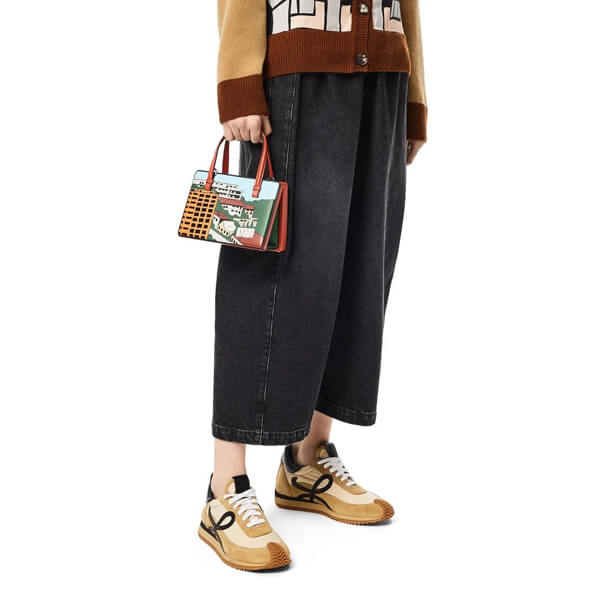  ロエベ◆L.A. シリーズ ポスタルバッグ ソフトカーフスキン A693W85X02